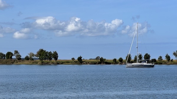 Sailboat At Anchor