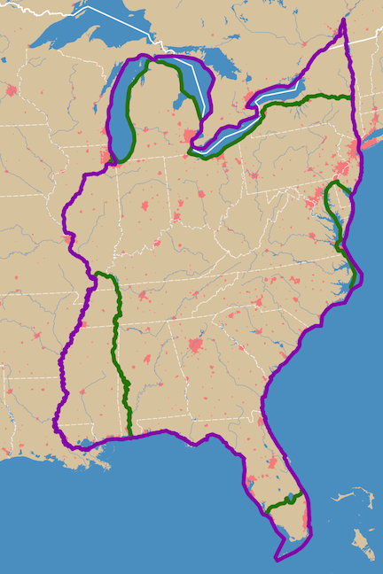 Great Loop Map