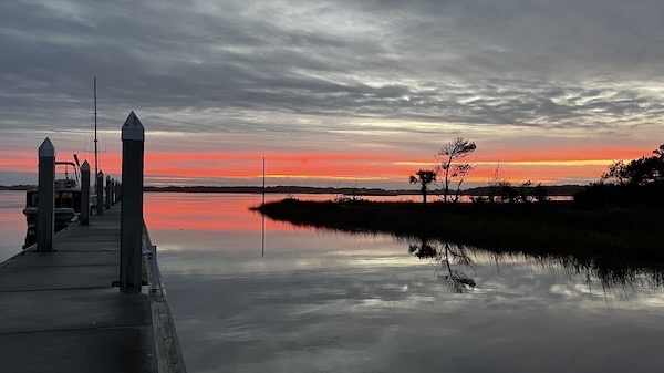 Sunrise at Sisters Creek