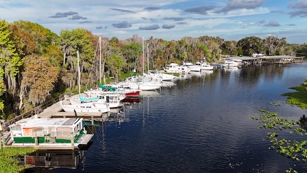 Aerial View of Volusia Bar Fish Camp