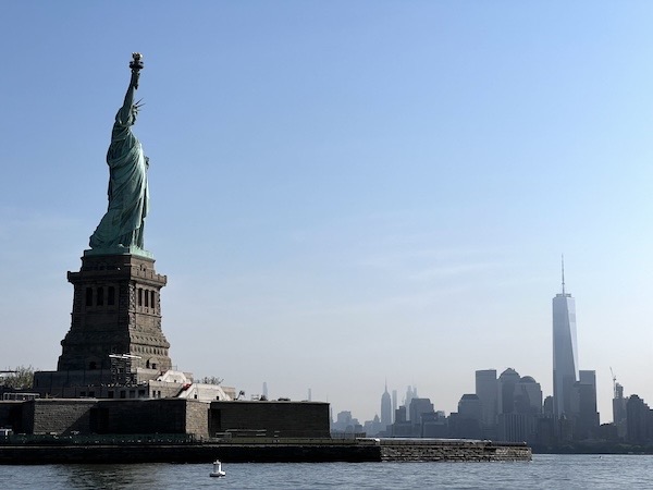 Statue of Liberty and New York City