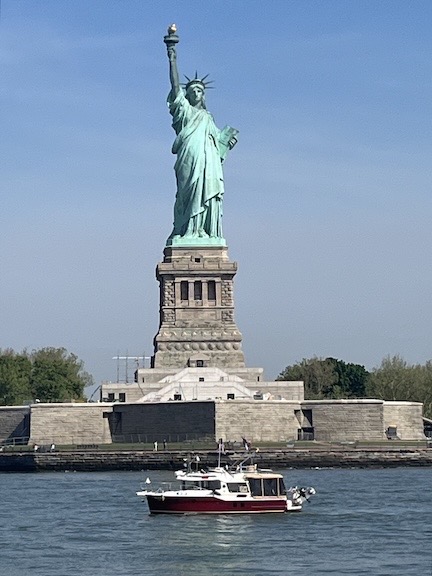 At the Statue of Liberty